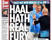 غضب هالاند واحتفال جواو فيليكس يتصدران عناوين صحف العالم