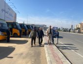رئيس جهاز مدينة القاهرة الجديدة يتفقد منظومة النقل الداخلى بالمدينة