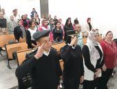 عقد ندوات توعوية بالجامعات ضمن حملة الــ16 يوما لمناهضة العنف ضد المرأة ببنى سويف