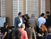 وصول جثمان المنتجة ناهد فريد شوقى لمسجد الشرطة استعدادا لصلاة الجنازة