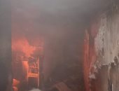 السيطرة على حريق شقة سكنية فى منطقة البساتين.. صور      