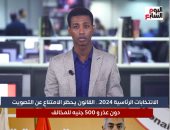 انتخابات الرئاسة.. 500 جنيه غرامة لمن يمتنع عن التصويت دون عذر.. فيديو