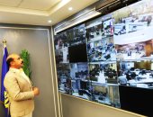 محافظ أسوان يشهد تجربة عملية لمتابعة اللجان الانتخابية بمركز السيطرة.. فيديو وصور
