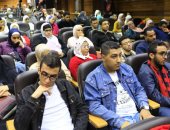 ندوة توعية للطلاب ذوى الهمم بجامعة القاهرة لحثهم على المشاركة بانتخابات الرئاسة
