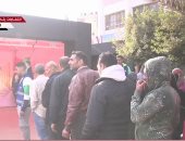 طابور انتخابى فى المقطم قبل بدء التصويت بالانتخابات الرئاسية 2024