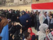 احتشاد المواطنين أمام اللجان للإدلاء بأصواتهم فى انتخابات الرئاسة بالعباسية