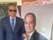 مصطفى عزام رئيس أندية سيتى كلوب يدلى بصوته بانتخابات الرئاسة فى الشيخ زايد