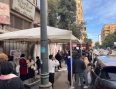 مظاهرة فى حب مصر أمام اللجان الانتخابية بالطالبية  