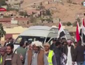 طوابير الناخبين أمام اللجان الانتخابية في سانت كاترين بجنوب سيناء