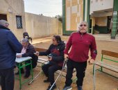 ذوو الهمم أول المشاركين فى الانتخابات الرئاسية بالقليوبية.. صور
