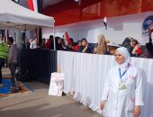 إقبال كثيف للسيدات بمدرسة دولسى الثانوية بالبراجيل للمشاركة بانتخابات الرئاسة