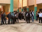 إقبال كثيف بالانتخابات الرئاسية بلجنة مدرسة الشهيد المقدم نبيل