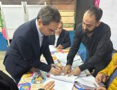 الكاتب الصحفى أحمد المسلمانى يدلى بصوته فى الانتخابات الرئاسية 2024 بالزمالك