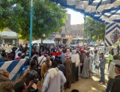 تزايد أعداد الناخبين أمام لجان منشأة القناطر في اليوم الثاني لانتخابات الرئاسة