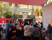 توافد المواطنين بالعباسية للمشاركة فى انتخابات الرئاسة بعد فترة الراحة
