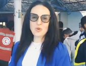 أوكرانية تحمل جنسية مصرية تصوت بلجان الغردقة.. وتوكد: أحلى بلد فى الدنيا مصر.. فيديو