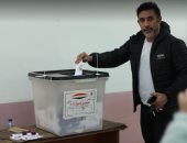 الفنان عمرو مصطفى يدلى بصوته فى الانتخابات الرئاسية 2024