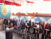 اصطفاف المواطنين أمام لجنة بسوهاج فى ثانى أيام انتخابات الرئاسة