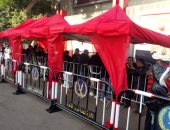 طوابير انتخابية أمام لجنة النادي الأهلي قبل التصويت في اليوم الثاني.. صور