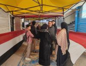 توافد الناخبين للإدلاء بأصواتهم بانتخابات الرئاسة بمدرسة أوسيم الثانوية.. صور