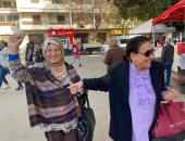 سيدات مصر فى مقدمة الناخبين بلجنة مدرسة القومية بالانتخابات الرئاسية