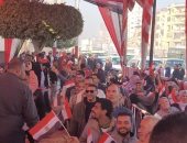 اليوم الثاني.. طوابير من الناخبين أمام لجنة مدرسة الزراعة الثانوية بالزقازيق