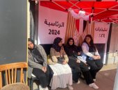 المشاركة النسائية تسيطر على لجان مدينة نصر فى اليوم الثانى لانتخابات الرئاسة.. صور 