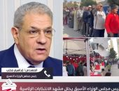 إبراهيم محلب لتلفزيون اليوم السابع: الشعب بعث رسالة للعالم بقدرته على التحدى