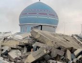 قوات الاحتلال الإسرائيلى تدمر مسجد الشهداء فى خان يونس جنوب قطاع غزة