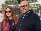 كارول سماحة وزوجها وليد مصطفى يدليان بصوتيهما في الانتخابات الرئاسية 2024