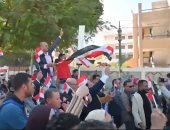 مسيرات حاشدة بالمنيا للمشاركة فى الانتخابات الرئاسية.. فيديو