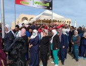 العاملون بمستشفى جامعة حلوان يشاركون فى الانتخابات الرئاسية 2024