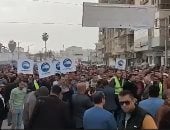 مسيرة فى كفر الشيخ للحث على المشاركة فى الانتخابات الرئاسية.. فيديو