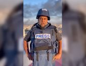 إصابة الصحفي الفلسطينى وائل الدحدوح برصاص قوات الاحتلال الغاشم 