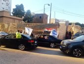 مسيرة فى شوارع سوهاج احتفالا بفوز الرئيس السيسى فى الانتخابات.. صور