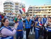 مسيرة بالسيارات بمصر الجديدة احتفالا بتتويج الرئيس السيسى لفترة رئاسية جديدة.. فيديو