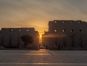 معابد الكرنك تشهد ظاهرة تعامد الشمس على المحور الرئيسي لمعبد أمون رع.. صور 