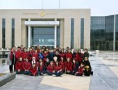 مجلس الوزراء يستقبل طلاب مدرسة النيل ضمن جولتهم لزيارة معالم العاصمة الإدارية الجديدة