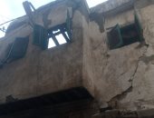 سقوط سقف عقار قديم خالى من السكان بالإسكندرية دون إصابات