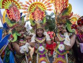 رقصات فلكولورية وفقرات استعراضية.. احتفالات إندونيسيا بالعام الجديد 