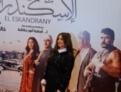 زينة ومجدي أحمد علي يحضران العرض الخاص لفيلم "الإسكندراني" 
