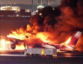 حريق طائرة الخطوط الجوية اليابانية.. وفاة 12 مواطنا وإلغاء أكثر من 100 رحلة جوية