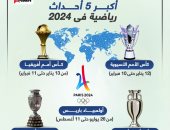 2024 عام كأس الأمم في كل قارات العالم وأولمبياد باريس الختام.. إنفوجراف