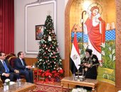 وزير شؤون المجالس النيابية يزور الكاتدرائية المرقسية للتهنئة بعيد الميلاد