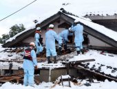 السلطات اليابانية تحذر من سوء الطقس بالمناطق المتضررة من الزلزال
