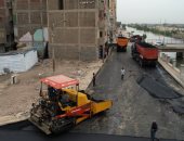 محافظ كفرالشيخ يتفقد مشروعات الرصف بعدد من الشوارع.. صور