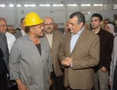 وزير الدولة للإنتاج الحربى يتفقد شركة المعصرة للصناعات الهندسية 