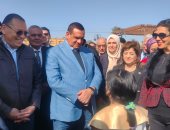 وزير التنمية المحلية يتفقد معرض "أيادي مصر" للحرف اليدوية والتراثية بتل بسطا