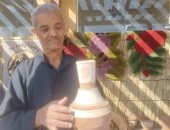 قرية المشهدى بالشرقية فخر صناعة الفخار.. منتجاتها تزين معرض" أيادى مصرية"