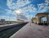 شاهد محطة بئر العبد بعد تجديدها لإعادة حركة القطارات لسيناء.. صور 